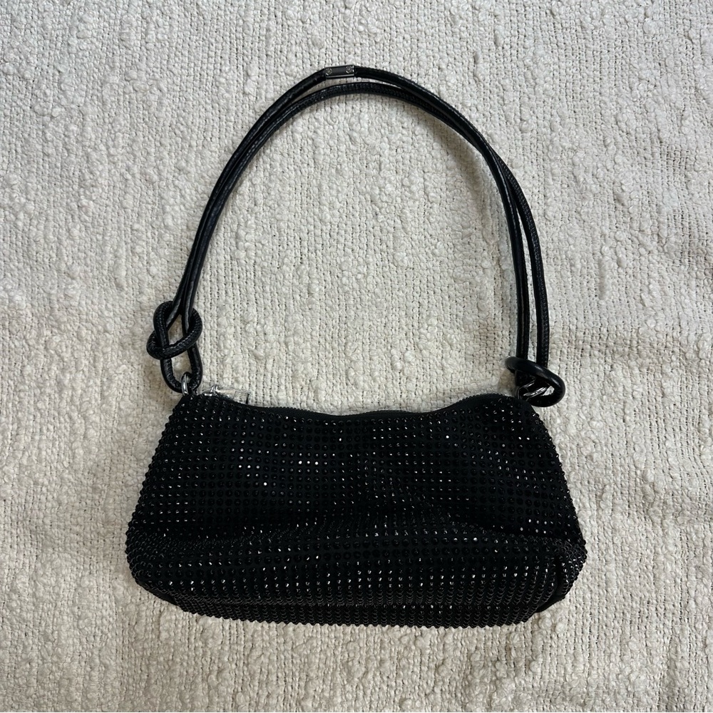 Black Sparkly Beaded Women's Bag